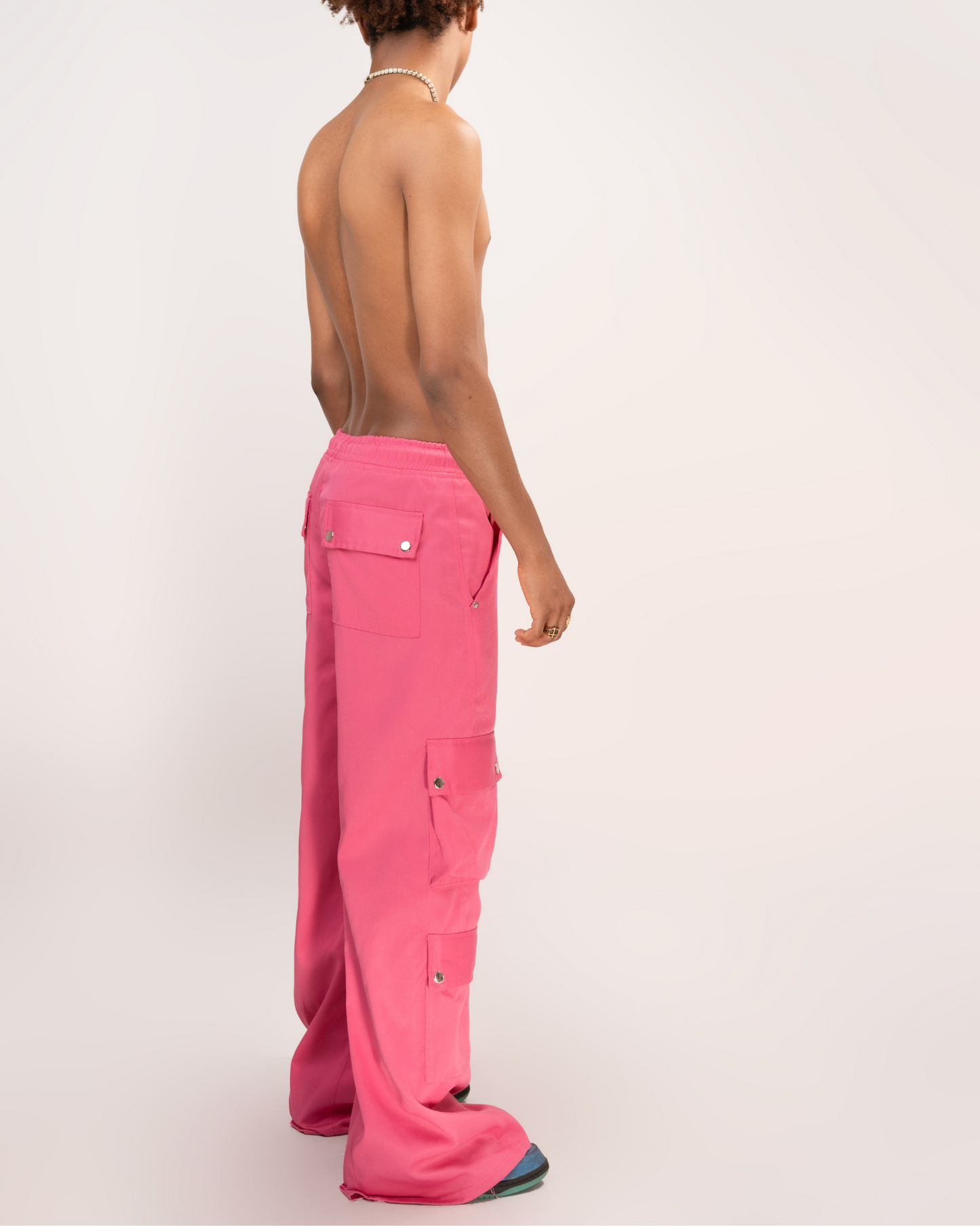 Men's Twill Cargo Pants Black