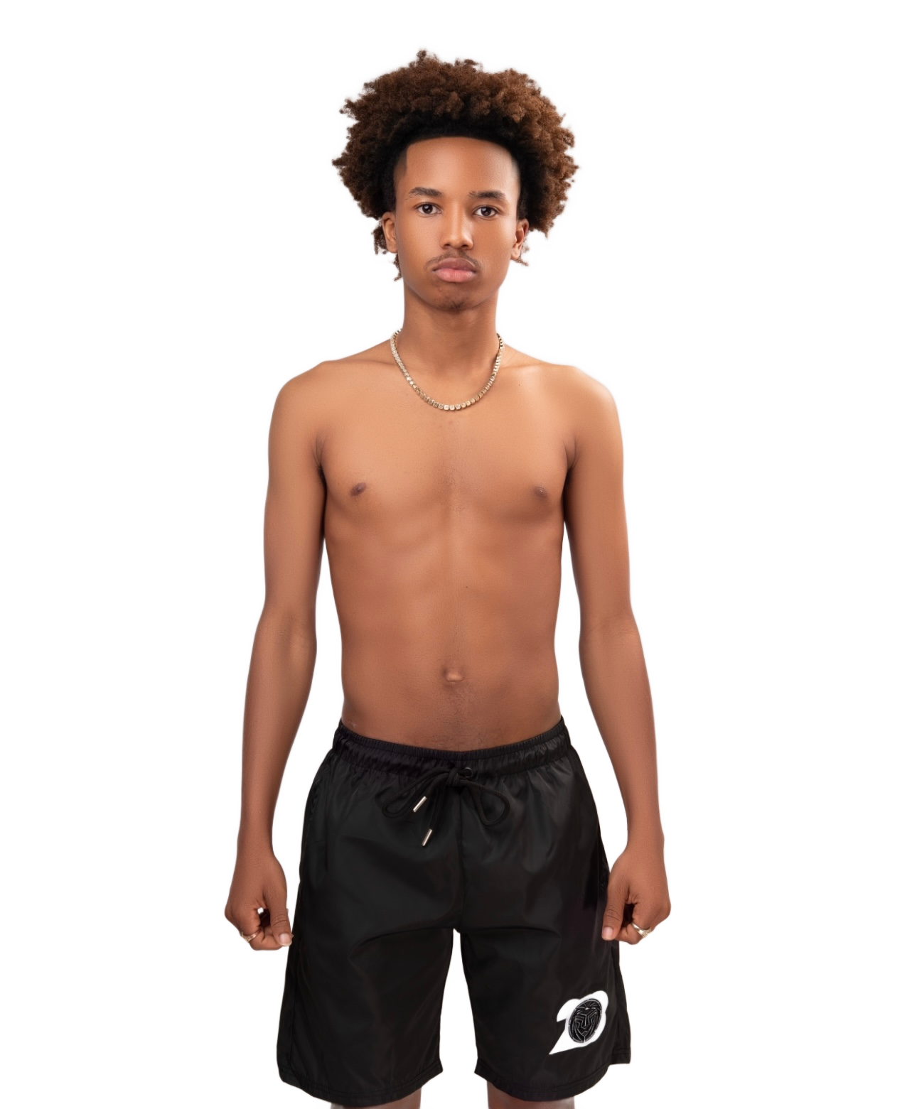 Nylon Windbreaker Shorts