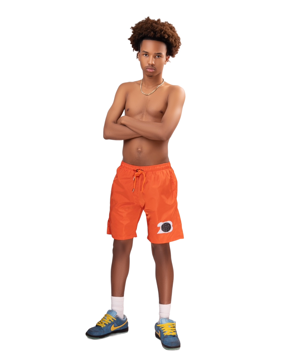 Nylon Windbreaker Shorts