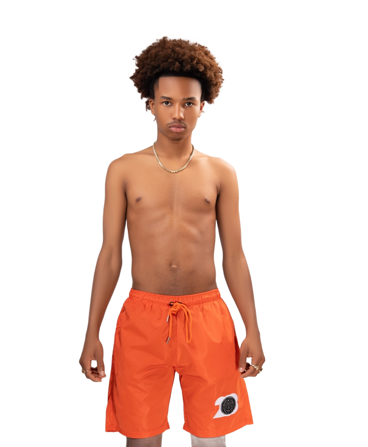 Nylon Windbreaker Shorts