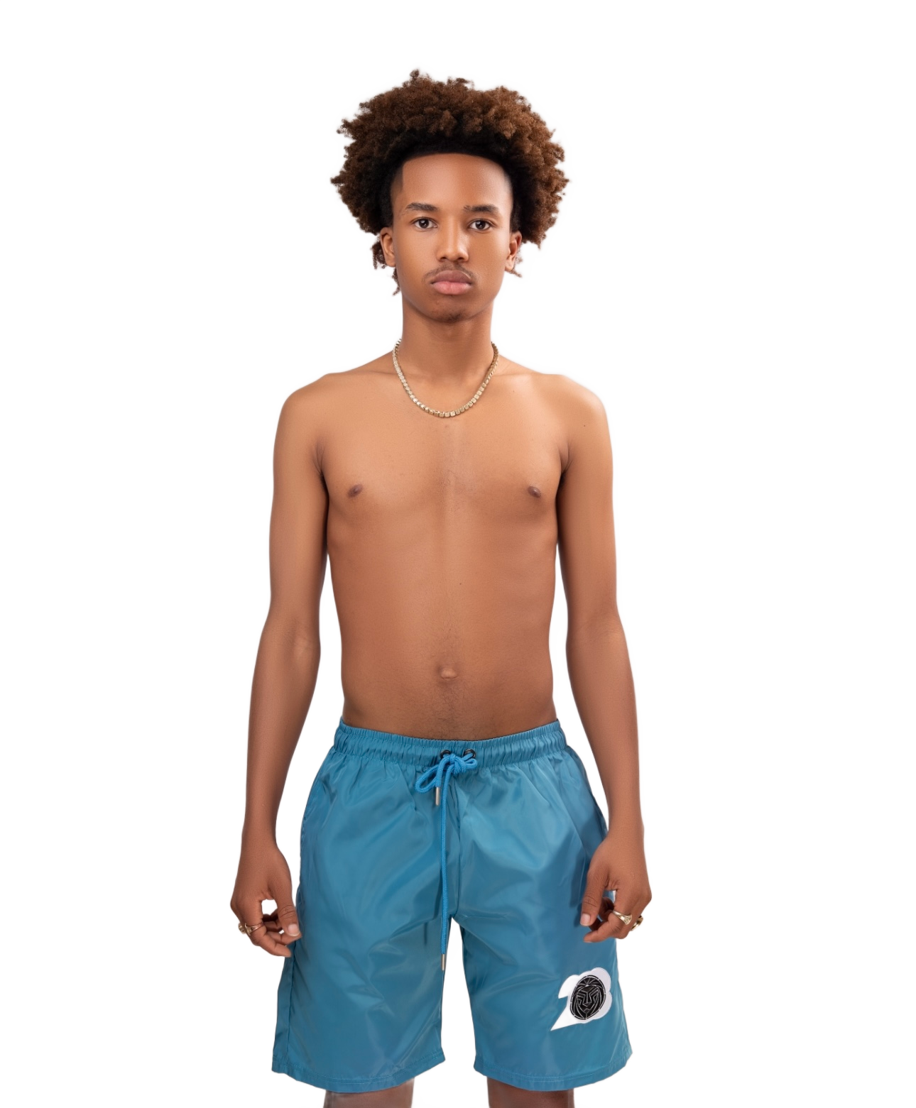 Nylon Windbreaker Shorts