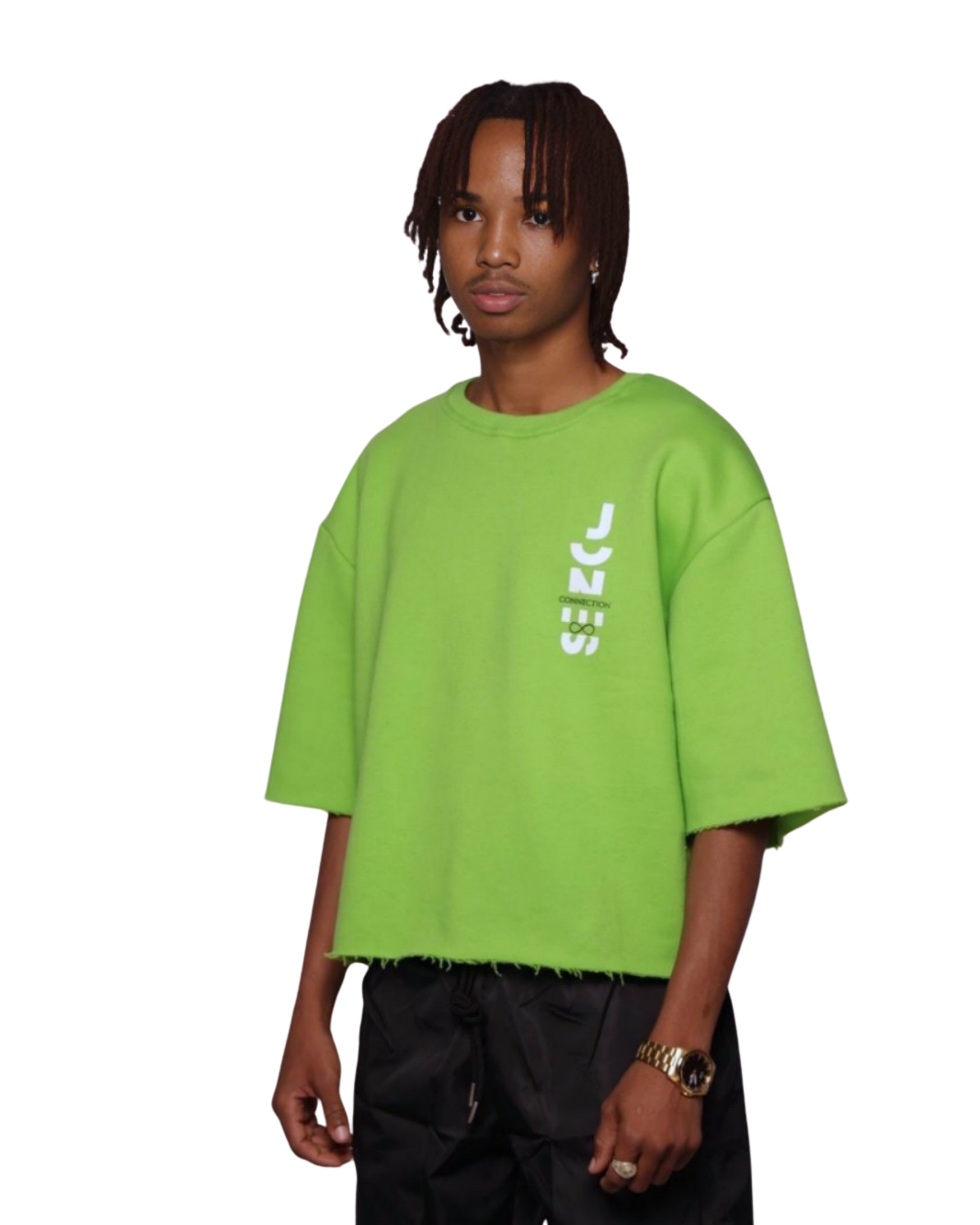Green Cropped Tee