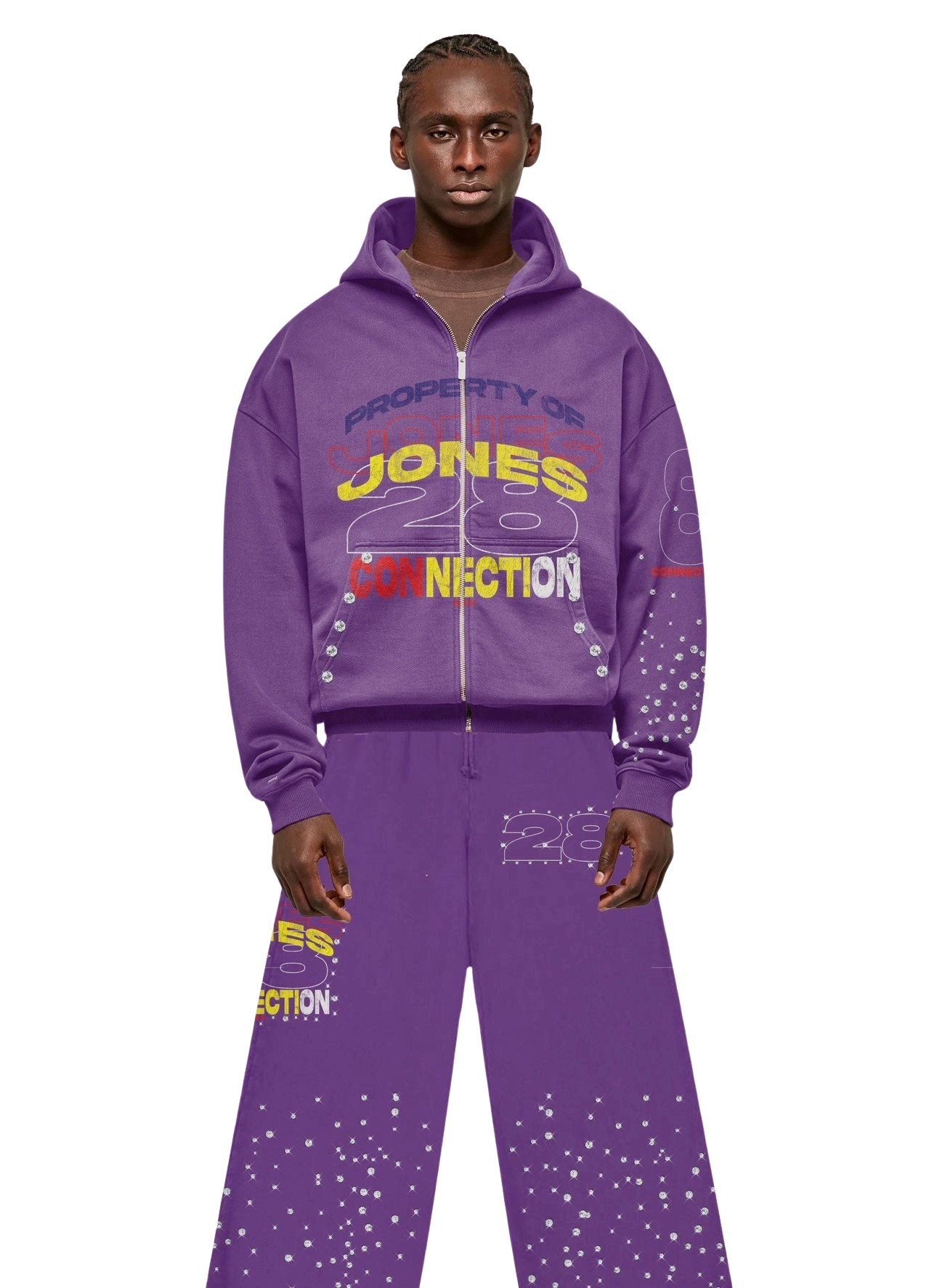 Black Rhinestone Sweatsuit