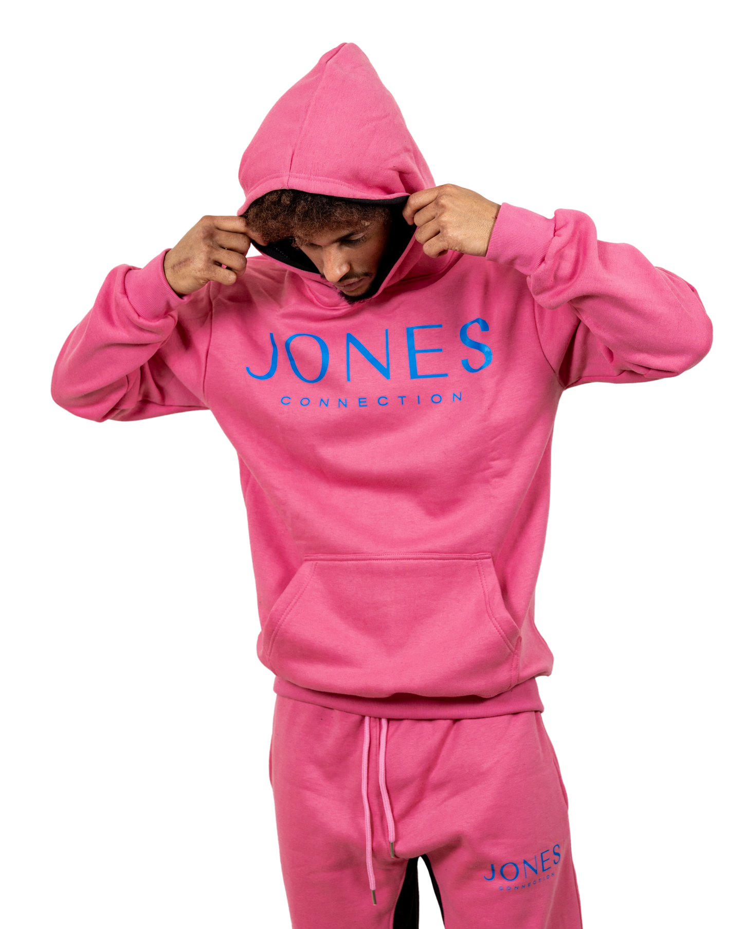 Pink Large Fit Hoodie