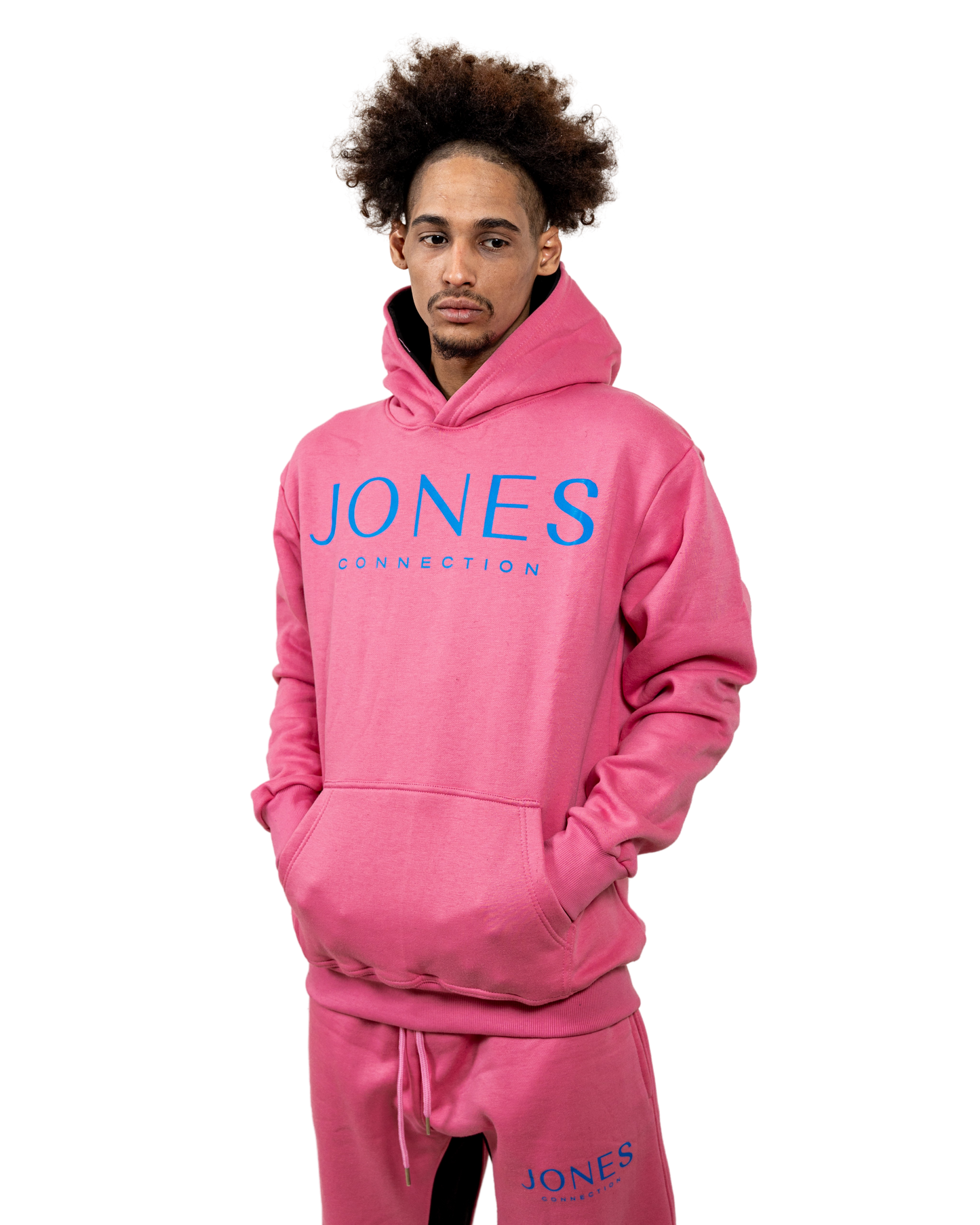 Pink Large Fit Hoodie