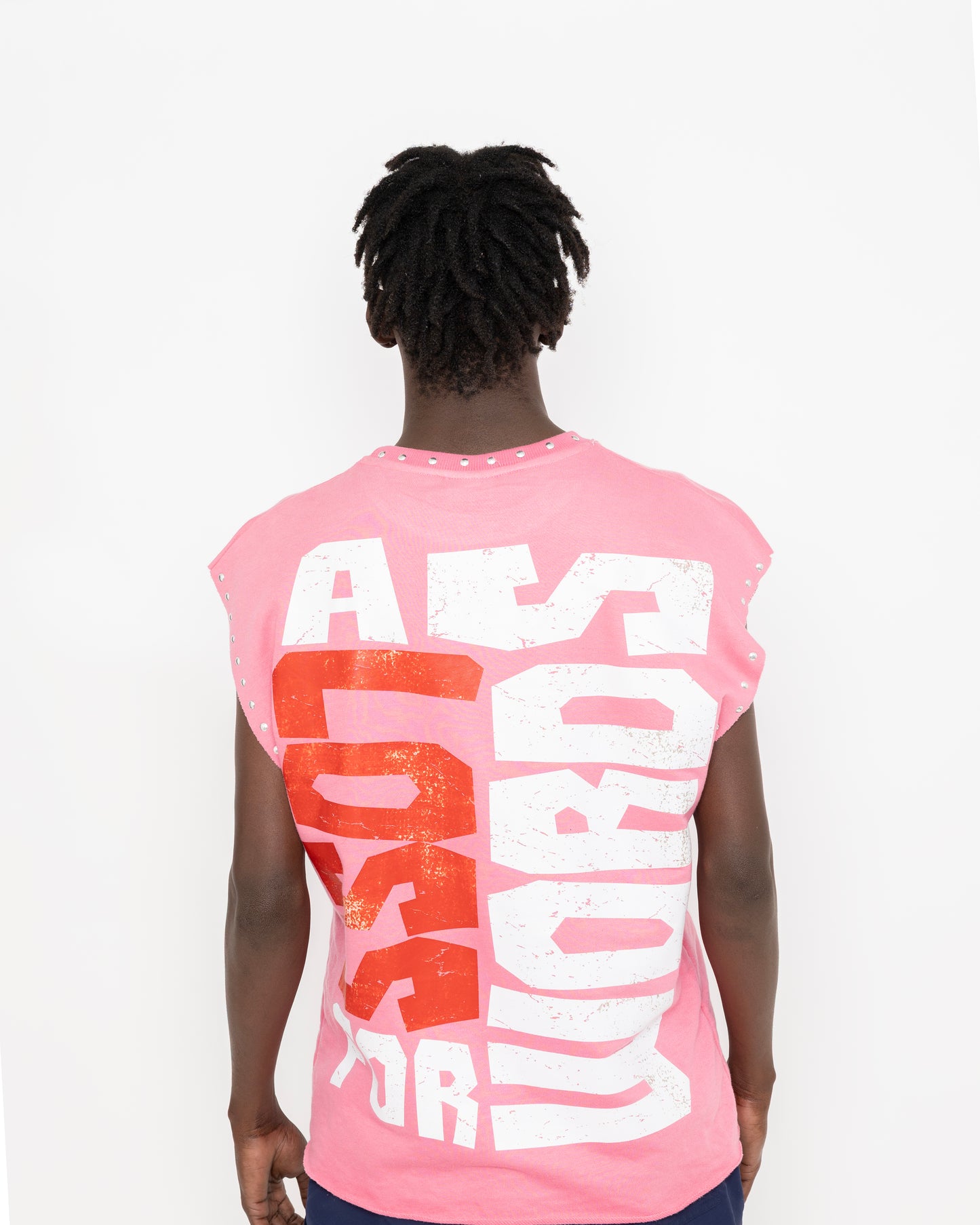 Sleeveless T-Shirt Pink