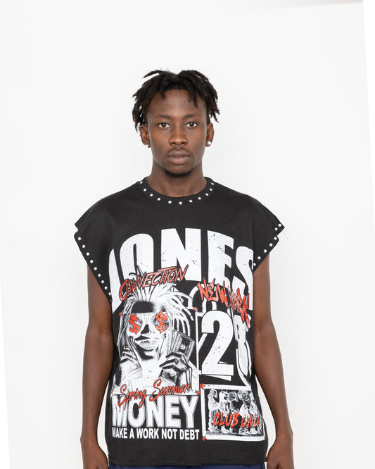 Sleeveless T-Shirt Black