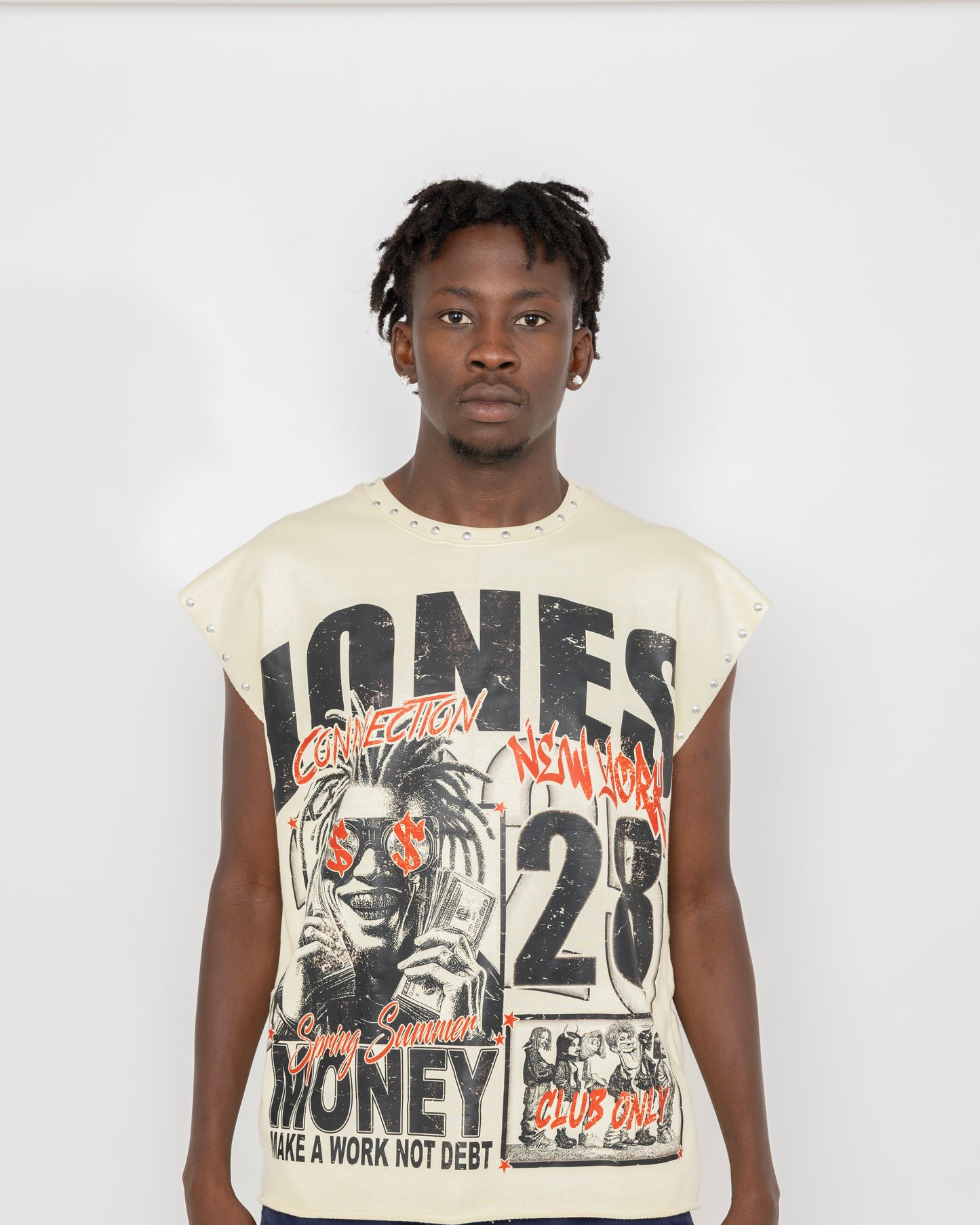 Sleeveless T-Shirt White