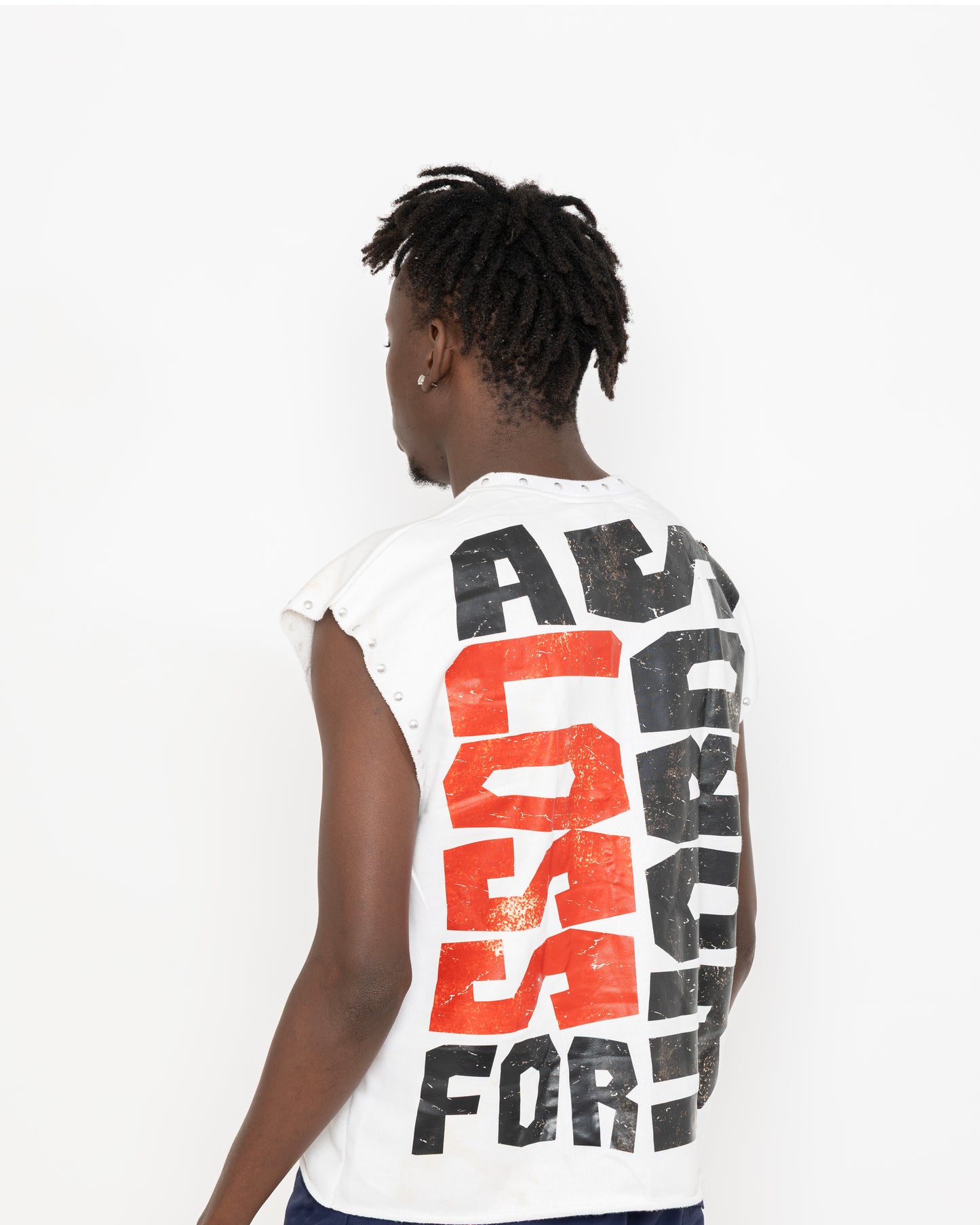 Sleeveless T-Shirt White