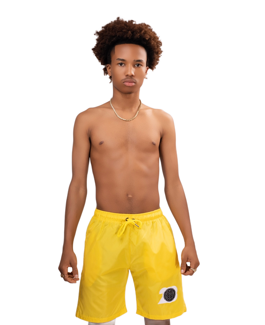 Nylon Windbreaker Shorts