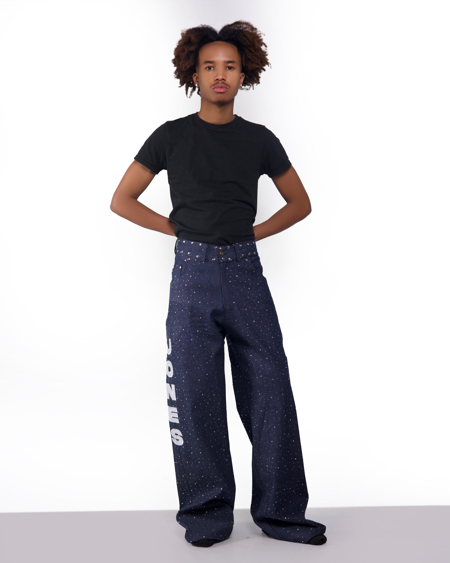 Distressed Denim Pants