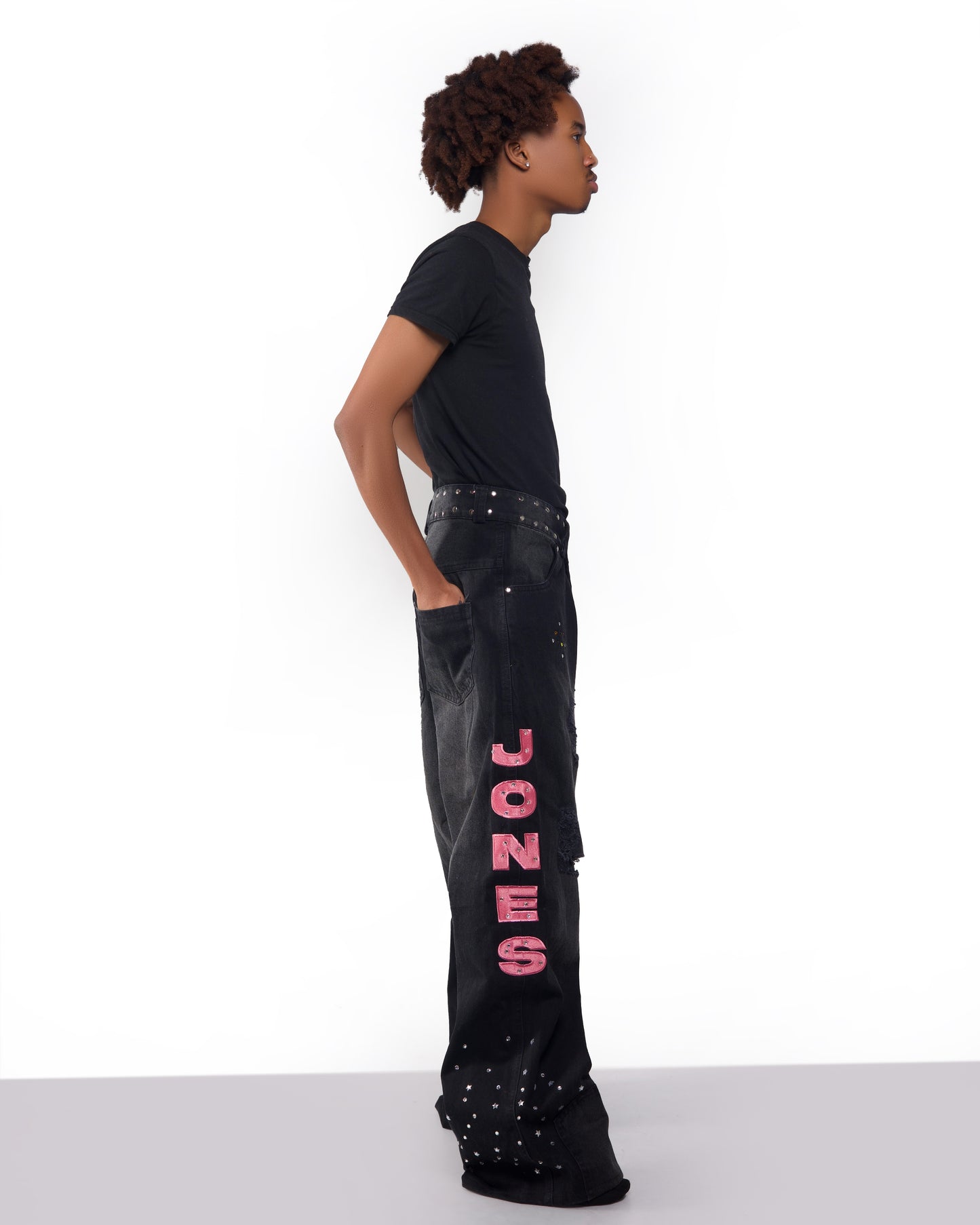 Distressed Denim Pants